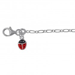 Bracelet enfant Coccinelle en Argent 925