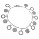 Bracelet Disques en Argent 925