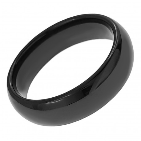 Bague en Céramique noir