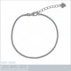 Bracelet 18cm en Argent 925 et Turquoise synthétique