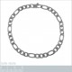 Bracelet Homme maille Figaro en Acier inoxydable