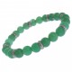 Bracelet Homme en Acier inoxydable et Quartzite vert