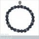 Bracelet Homme en Acier inoxydable et Hématite