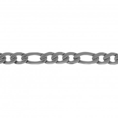 Chaîne Homme maille Figaro 1-3 en Acier inoxydable
