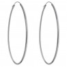 Boucles d'oreilles Créoles 40mm en Argent 925