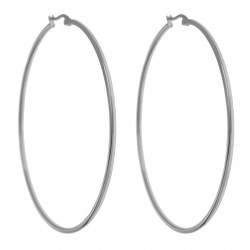 Boucles d'oreilles Créoles 70mm en Acier inoxydable