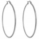 Boucles d'oreilles Créoles 50mm en Acier inoxydable