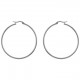 Boucles d'oreilles Créoles 50mm en Acier inoxydable