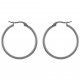 Boucles d'oreilles Créoles 30mm en Acier inoxydable