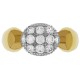 Bague Plaqué Or 18 carats et Oxydes Zirconium
