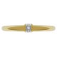 Bague Plaqué Or 18 carats et Oxydes Zirconium