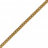 Collier maille Anglaise plate Plaqué Or 18 carats - Longueur 45cm