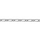 Chaîne de cou enfant maille Figaro 1-1 diamantée en Argent 925 - Longueur 38cm