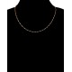 Collier maille Singapour Plaqué Or 18 carats - Longueur 45cm