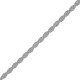 Collier maille Corde ronde en Argent 925 - Longueur 45 cm