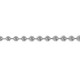 Chaîne de cou maille Boule en Argent 925 - Longueur au choix