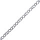 Chaîne de cou maille Jaseron allégée en Argent 925 - Longueur 45 cm