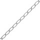 Chaîne de cou maille Cheval en Argent 925 - Longueur 45 cm