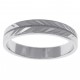 Bague alliance 4mm en Argent 925 rhodié