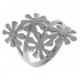 Bague Fleurs en Argent 925