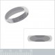 Bague alliance 6mm en Argent 925