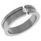 Bague en Acier inoxydable et Oxyde Zirconium