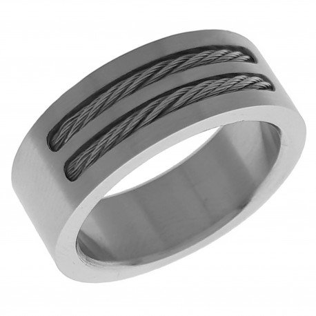 Bague Homme en Acier inoxydable