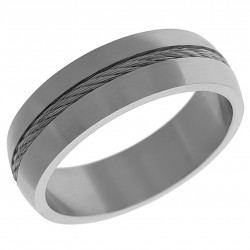 Bague Homme en Acier inoxydable