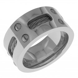 Bague Homme en Acier inoxydable