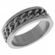 Bague Homme en Acier inoxydable