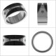 Bague Homme en Acier inoxydable / Ruthénié