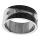 Bague Homme en Acier inoxydable / Ruthénié