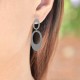 Boucles d'oreilles en Acier inoxydable