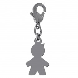 Pendentif Charm Garçon en Argent 925