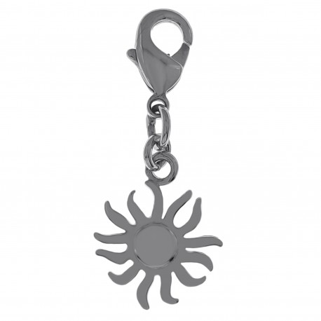 Pendentif Charm Soleil en Argent 925