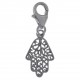 Pendentif Charm Main de Fatma en Argent 925