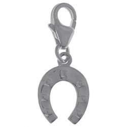 Pendentif Charm Fer à cheval en Argent 925