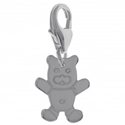 Pendentif Charm Ourson en Argent 925