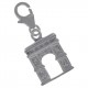 Pendentif Charm Arc de Triomphe en Argent 925