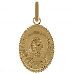 Pendentif Jésus Christ Plaqué or 18 carats