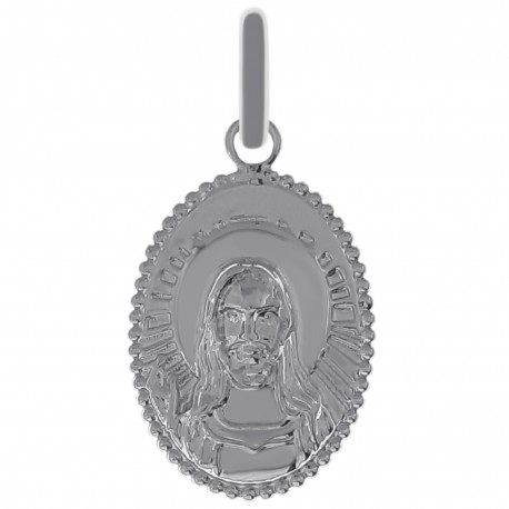 Pendentif Jésus Christ en Argent 925 rhodié