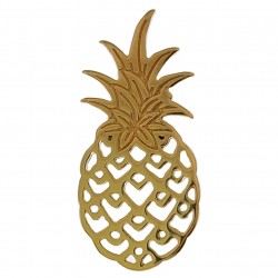 Pendentif Ananas Plaqué or 18 carats