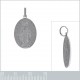 Pendentif Vierge Marie en Argent 925 rhodié