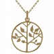 Pendentif Arbre de Vie Plaqué or 18 carats