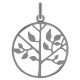 Pendentif Arbre de Vie en Argent 925 rhodié