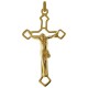 Pendentif Croix Christ Plaqué or 18 carats