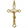 Pendentif Croix Christ Plaqué or 18 carats