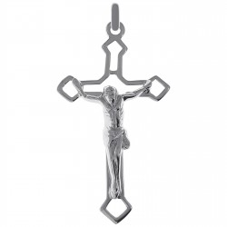 Pendentif Croix Christ en Argent 925