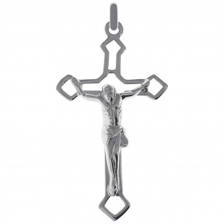 Pendentif Croix Christ en Argent 925