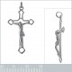 Pendentif Croix Christ en Argent 925